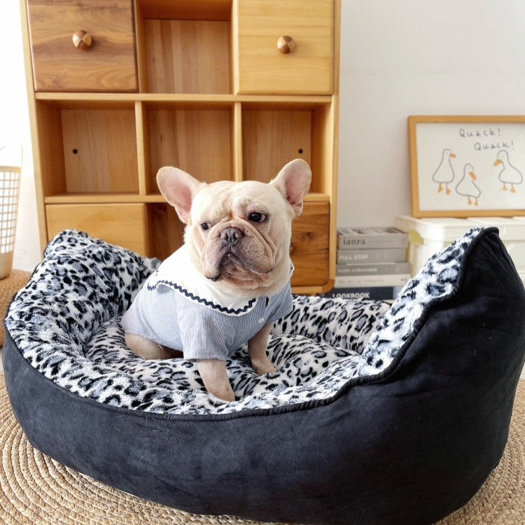 Cosy Plush Boat Dog Sofa Bed Marley Belle